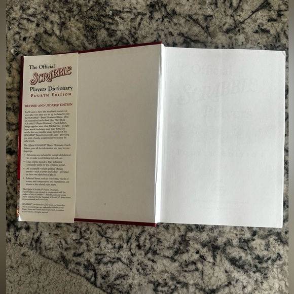 Merriam Webster Official Scrabble Players Dictionary Fourth Edition - Picture 5 of 16